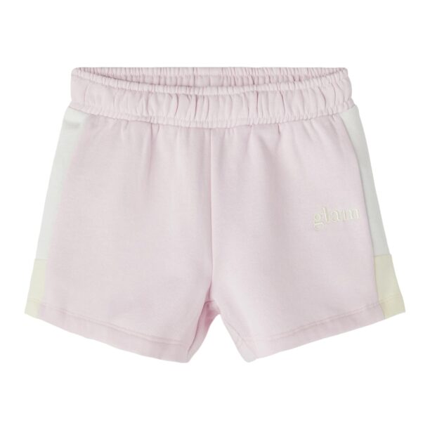 NAME IT Pantaloni 'Jimene'  albastru deschis / galben / mov pastel