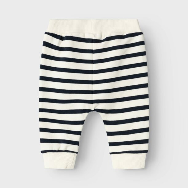 NAME IT Pantaloni 'LOBAS'  albastru marin / alb