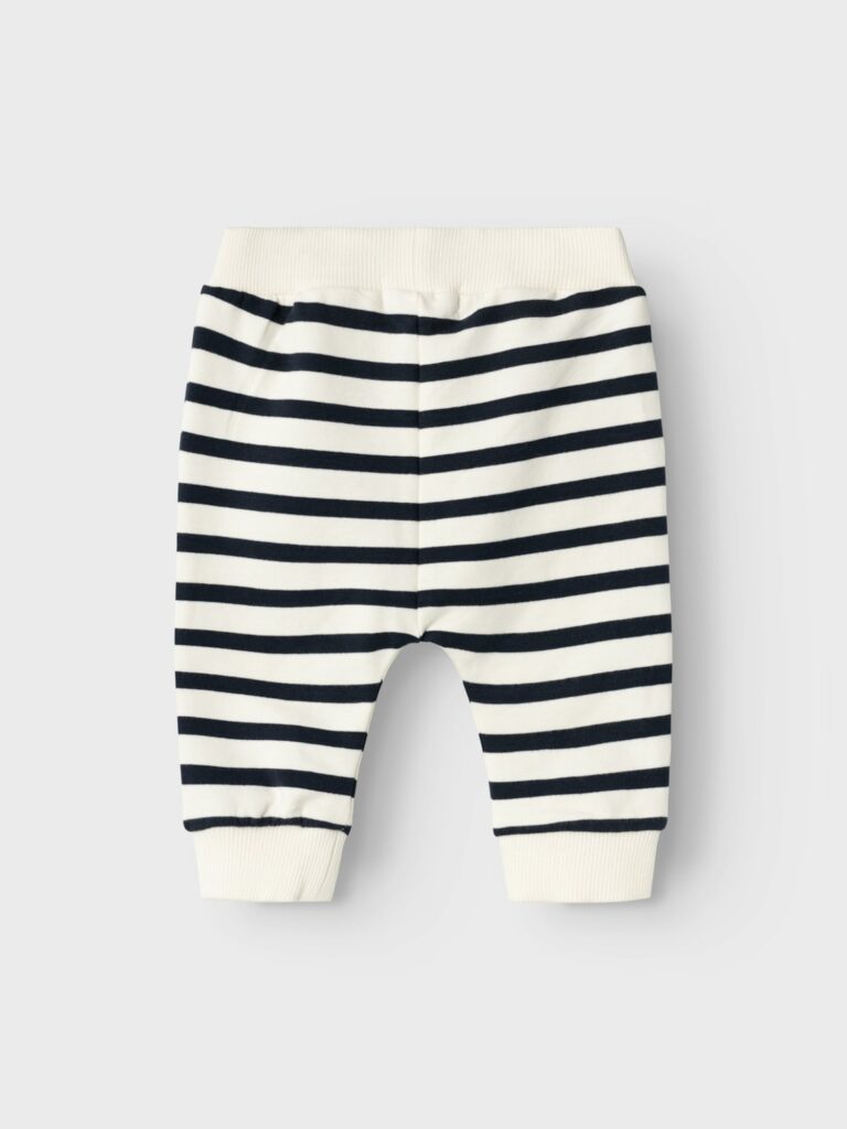 NAME IT Pantaloni 'LOBAS'  albastru marin / alb