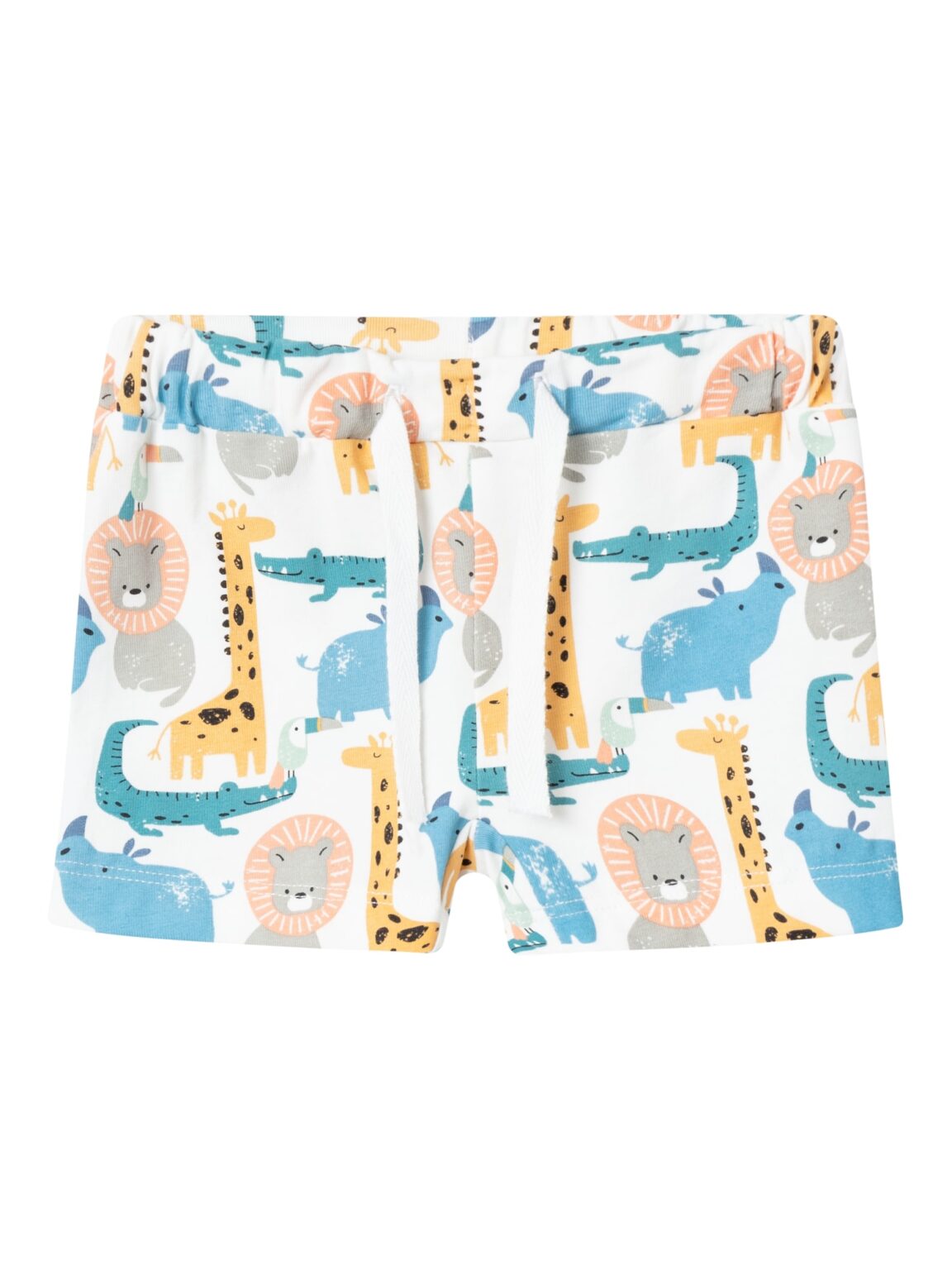 NAME IT Pantaloni 'SAFARI'  albastru / galben muștar / negru / alb
