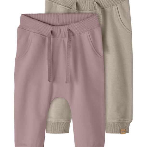 NAME IT Pantaloni 'Takki'  gri taupe / mauve