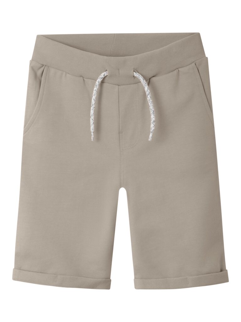 NAME IT Pantaloni 'VERMO'  gri taupe / alb