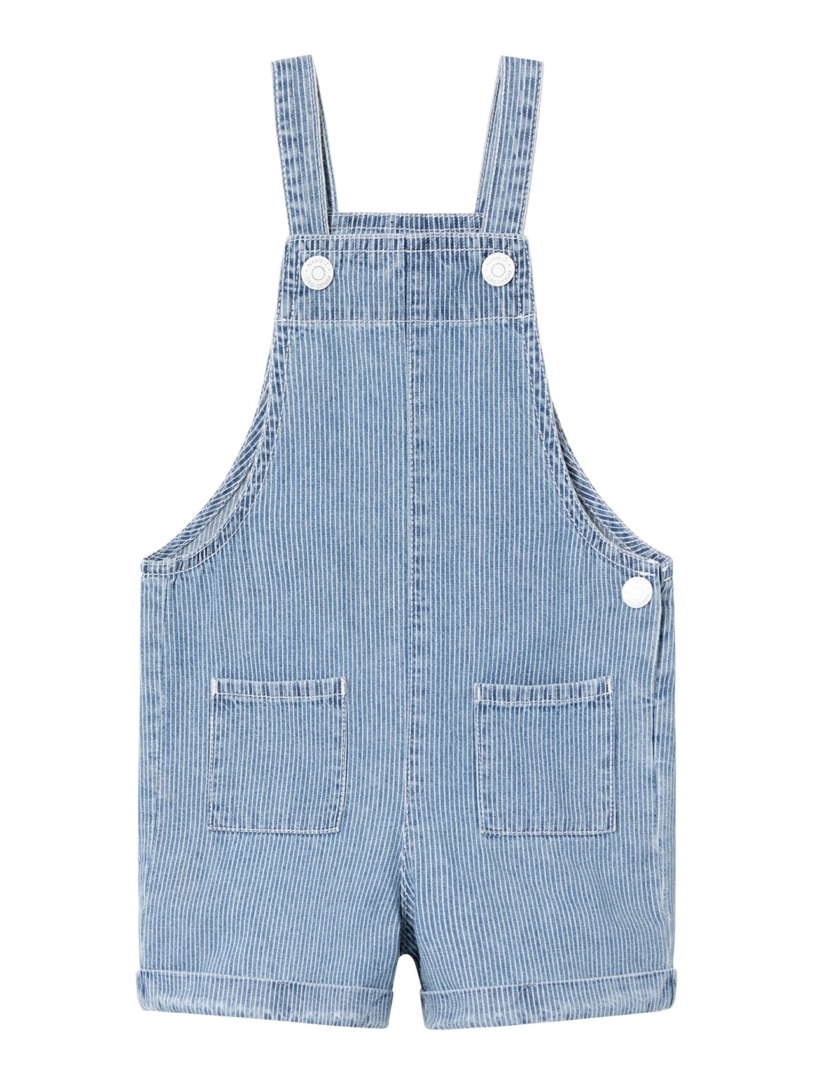 NAME IT Salopetă 'Bella'  albastru denim / alb