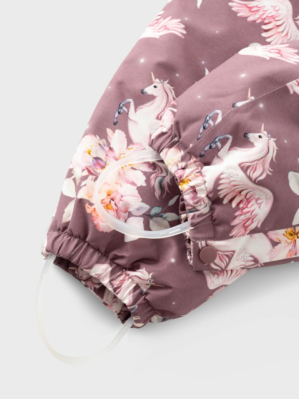 Cumpăra NAME IT Salopetă 'NMFSnow10'  verde pastel / mauve / rosé