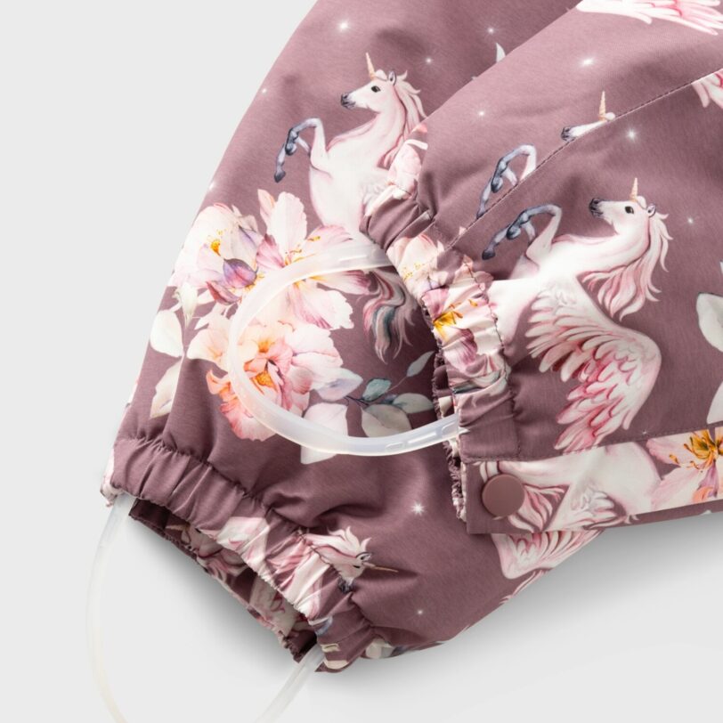 Cumpăra NAME IT Salopetă 'NMFSnow10'  verde pastel / mauve / rosé