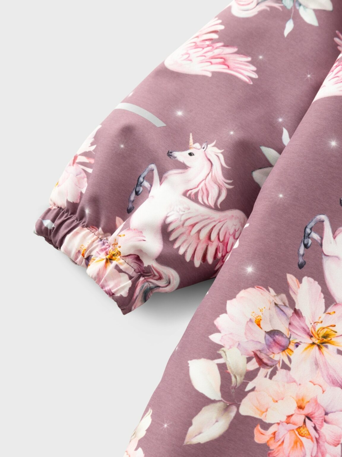 Preţ NAME IT Salopetă 'NMFSnow10'  verde pastel / mauve / rosé