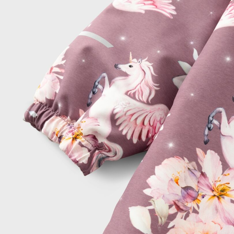 Preţ NAME IT Salopetă 'NMFSnow10'  verde pastel / mauve / rosé