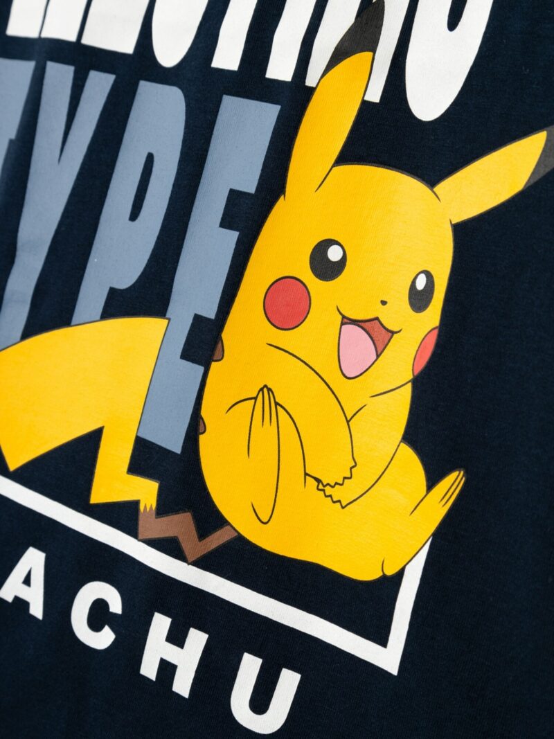 NAME IT Tricou 'JEMIL POKEMON'  albastru fumuriu / albastru închis / galben / alb preţ