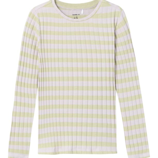 NAME IT Tricou 'Lillo'  verde / mov pastel