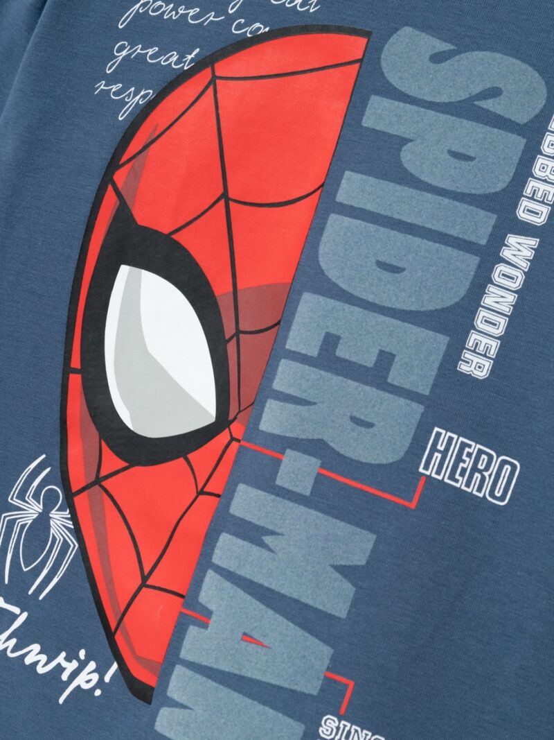 NAME IT Tricou 'MAKO SPIDER'  safir / roșu / negru / alb preţ