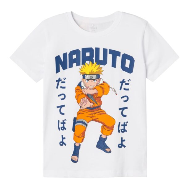 NAME IT Tricou 'NKMMacar Naruto'  albastru / galben / portocaliu / alb