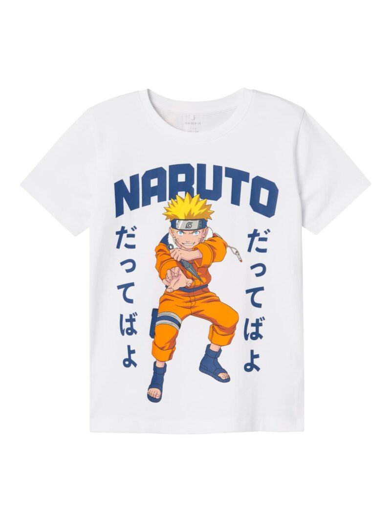 NAME IT Tricou 'NKMMacar Naruto'  albastru / galben / portocaliu / alb