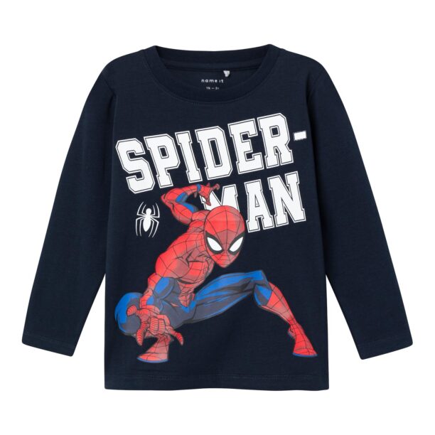 NAME IT Tricou 'Naza Spiderman'  albastru / bleumarin / roșu / alb