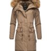 NAVAHOO Parka de iarnă 'Rosinchen'  maro deschis