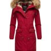 NAVAHOO Parka de iarnă 'Rosinchen'  sângeriu