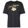 NEW ERA Tricou  mov liliachiu / negru / alb