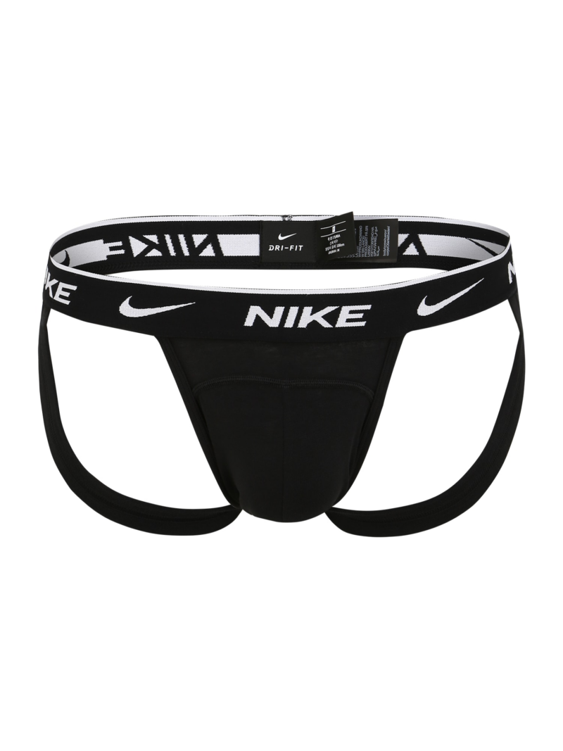 NIKE Chiloți sport 'Jock'  negru / alb