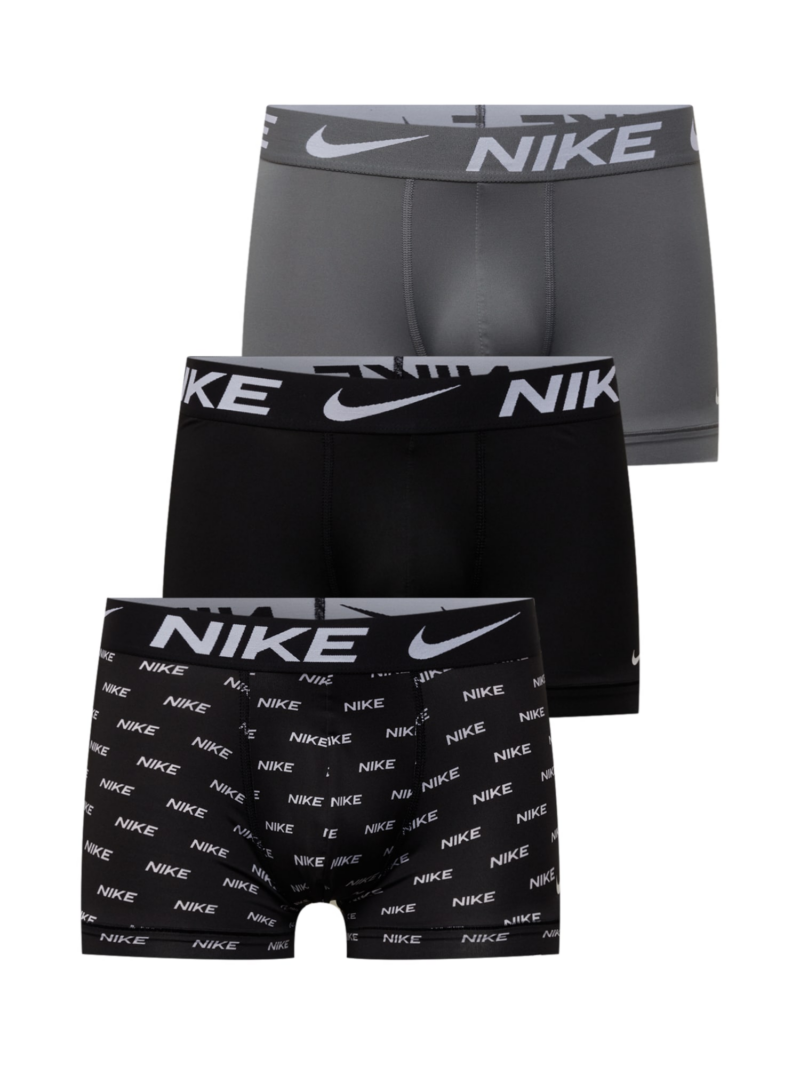 NIKE Chiloți sport  gri / negru / alb