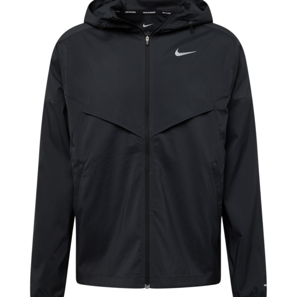 NIKE Geacă sport 'Windrunner'  gri / negru