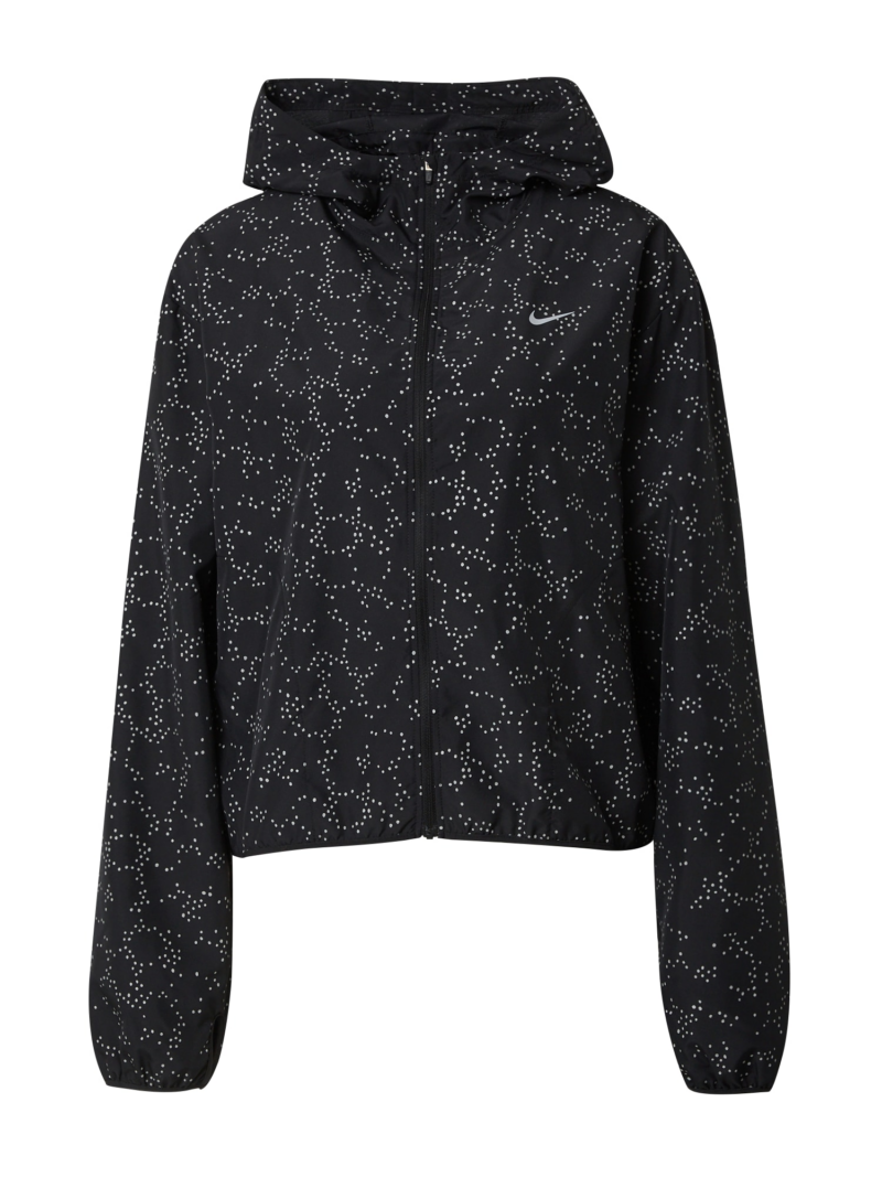 NIKE Geacă sport  negru / alb