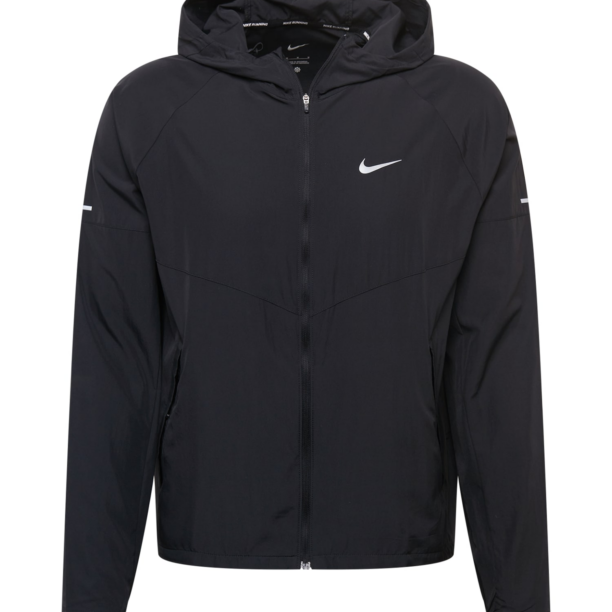 NIKE Geacă sport  negru / alb