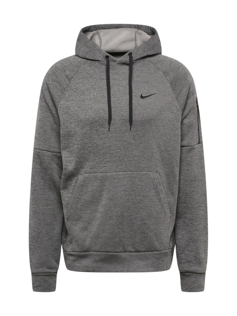 NIKE Hanorac sport  gri închis / negru