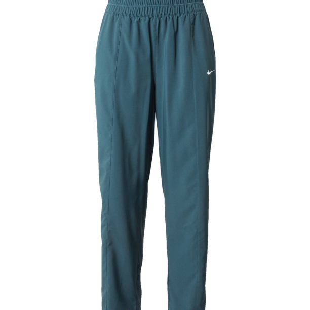 NIKE Pantaloni sport 'One'  verde petrol / alb murdar