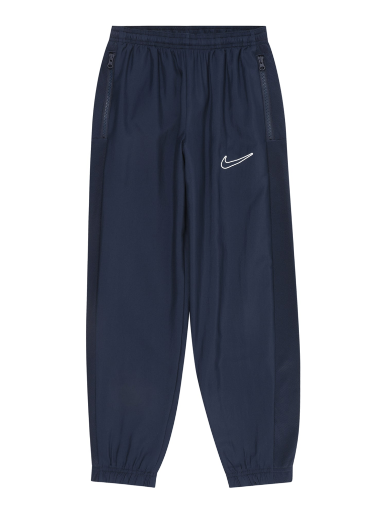 NIKE Pantaloni sport  bleumarin / alb