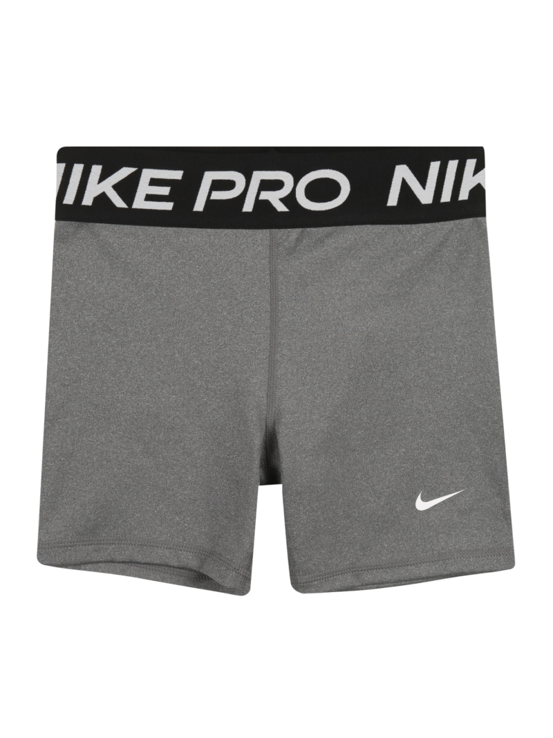 NIKE Pantaloni sport  gri amestecat / negru / alb