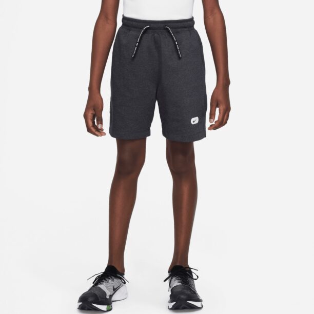 NIKE Pantaloni sport  gri metalic / negru / alb