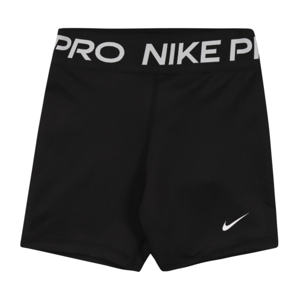 NIKE Pantaloni sport  negru / alb