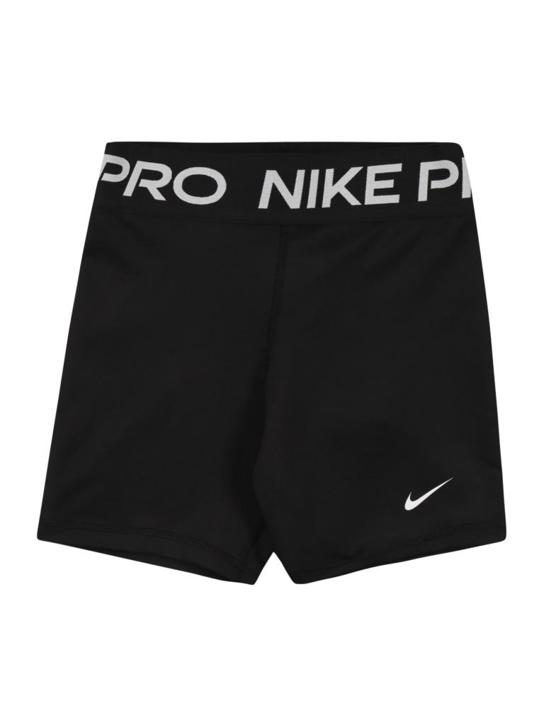 NIKE Pantaloni sport  negru / alb