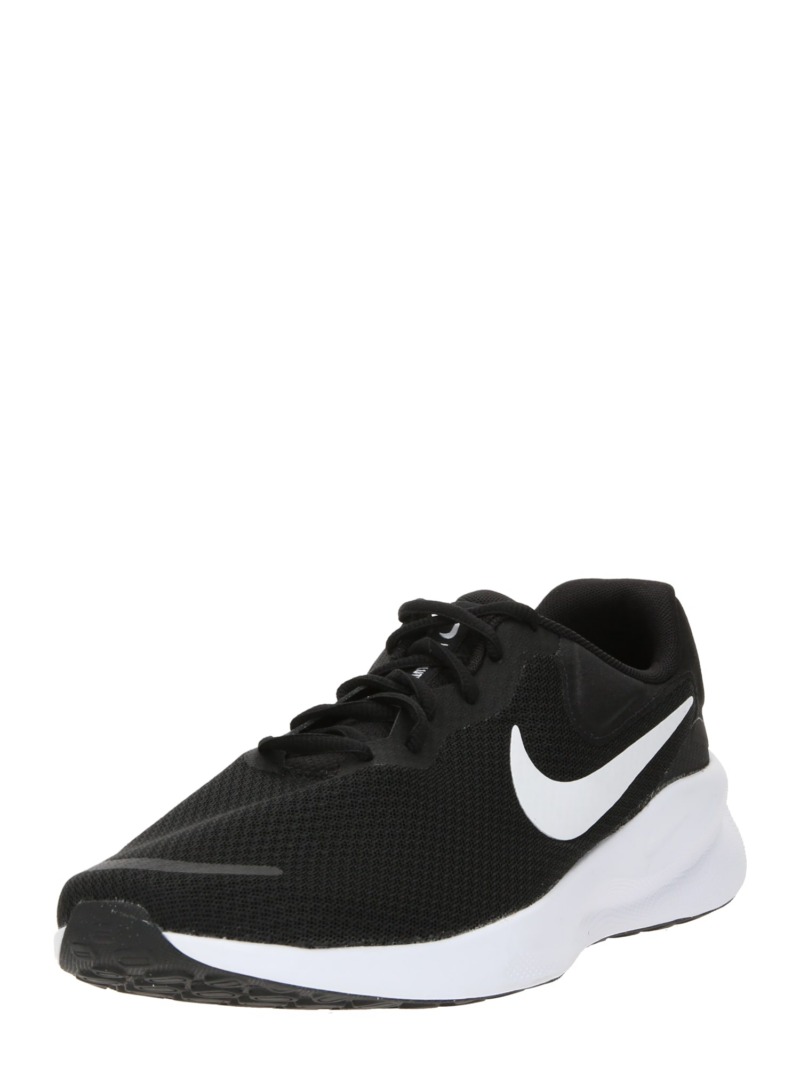 NIKE Pantofi sport 'Revolution 7'  negru / alb