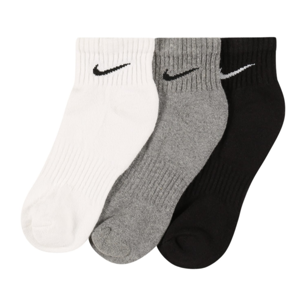 NIKE Șosete sport 'EVERYDAY CUSH'  gri amestecat / negru / alb