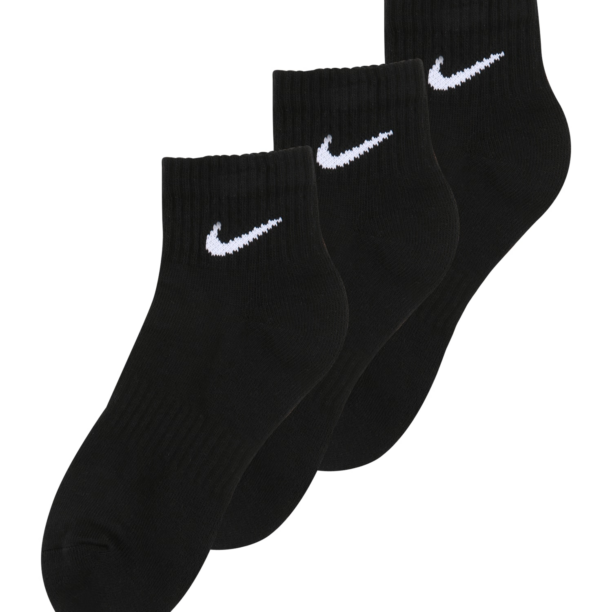 NIKE Șosete sport 'Everyday Cush'  negru / alb