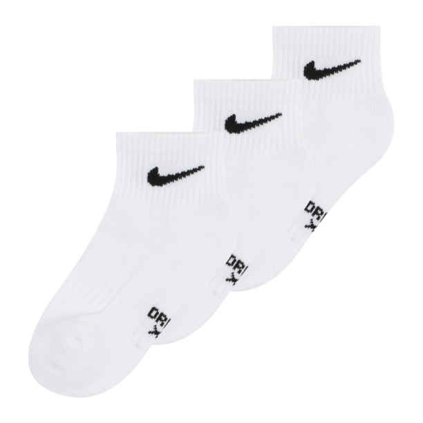 NIKE Șosete sport  negru / alb murdar