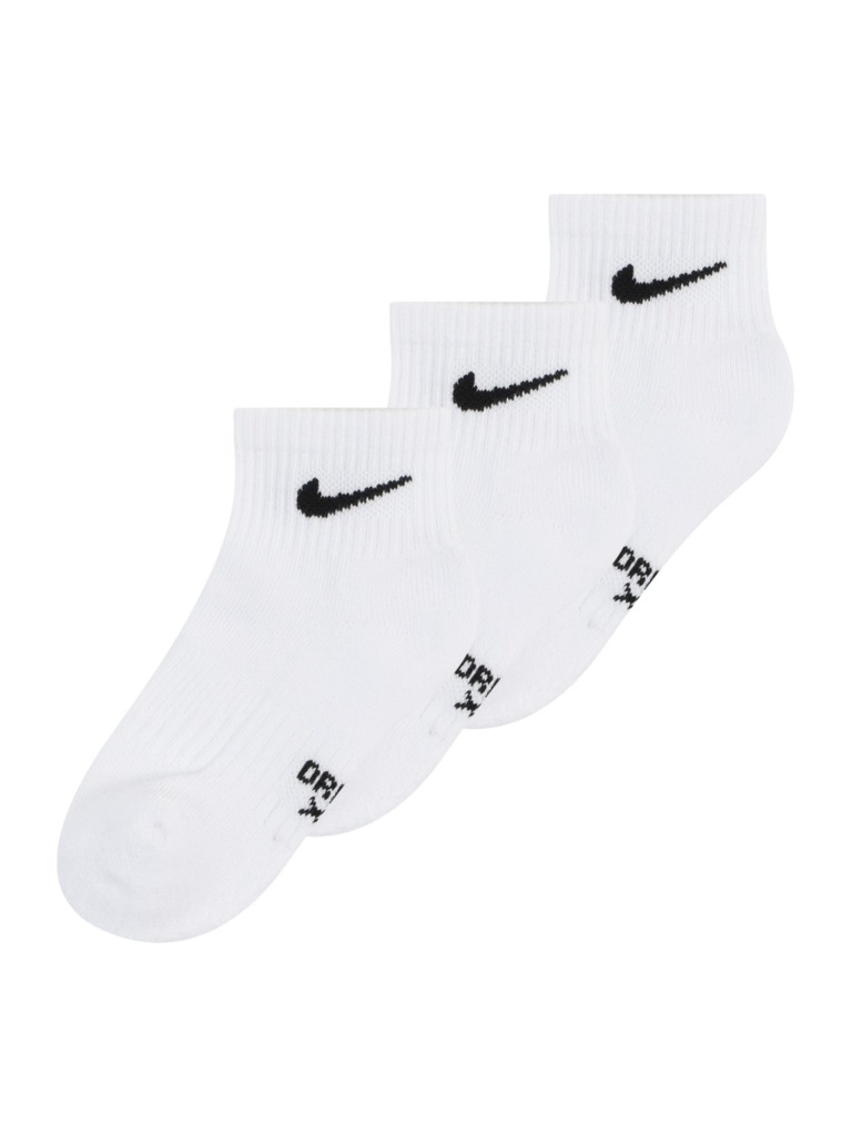 NIKE Șosete sport  negru / alb murdar