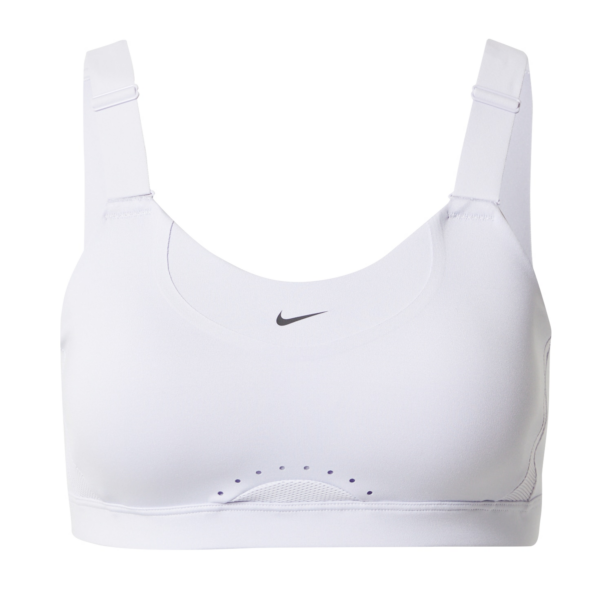 NIKE Sutien sport 'ALPHA'  lila / negru