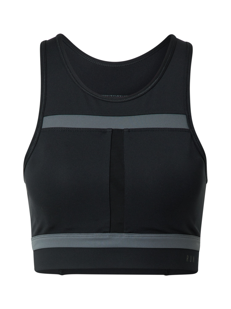 NIKE Sutien sport  gri / negru