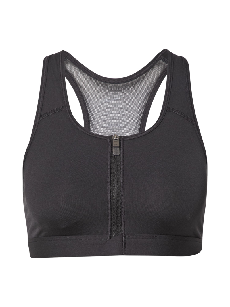 NIKE Sutien sport  negru / alb