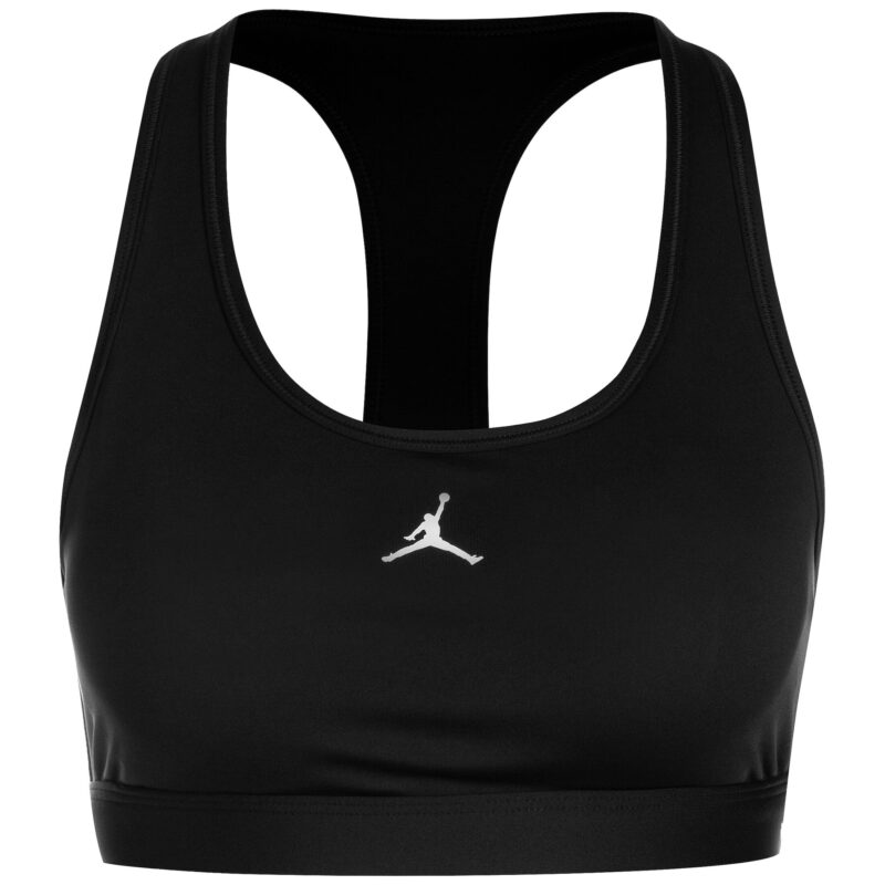 NIKE Sutien sport  negru / alb