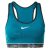 NIKE Sutien sport  verde petrol / negru / alb