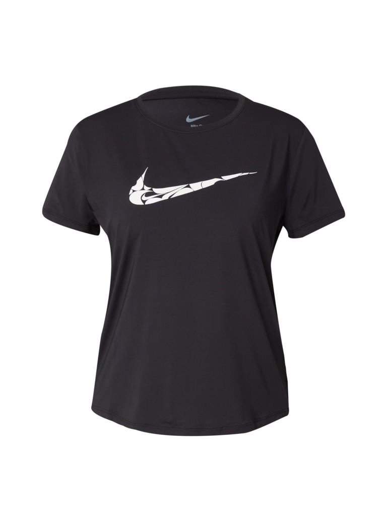 NIKE Tricou funcțional 'ONE SWSH HBR'  negru / alb