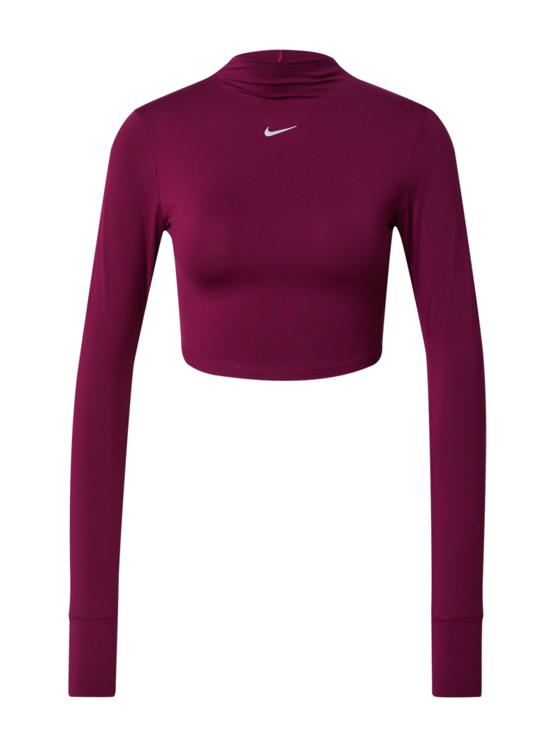 NIKE Tricou funcțional 'One Luxe Ess'  rubiniu / alb