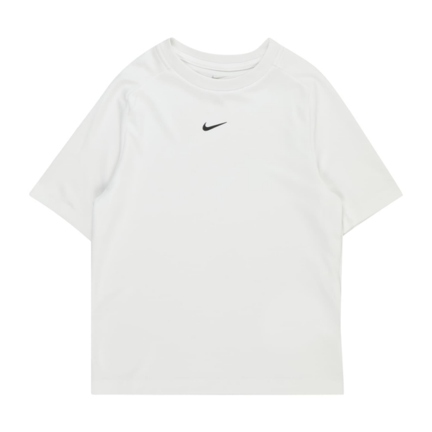 NIKE Tricou funcțional  negru / alb