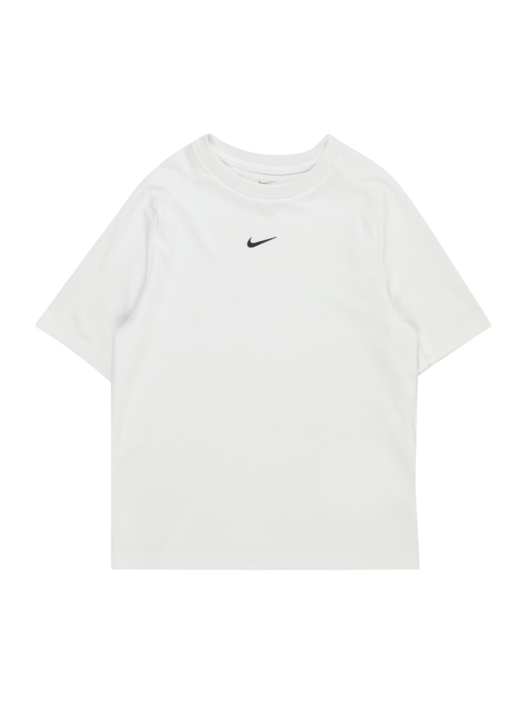 NIKE Tricou funcțional  negru / alb