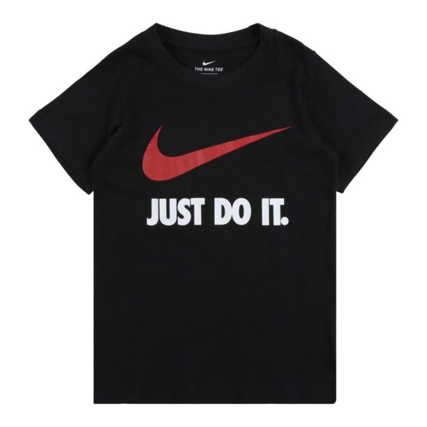 NIKE Tricou funcțional  roșu / negru / alb