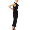 NOCTURNE Rochie  bej / albastru / ombră / negru