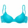 NUANCE Sutien  albastru aqua