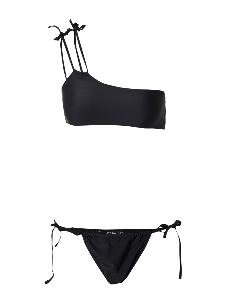 Nasty Gal Costum de baie două piese  negru